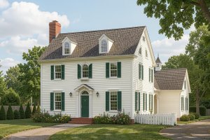 House Plan Design - Photo for Colonial House Plan #137-223 - 3 bed, 2 bath