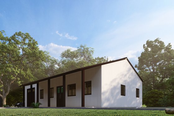 Exterior - Other Elevation 4 for Barndominium House Plan #1107-10 - 4 bed, 2 bath