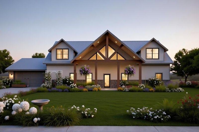 House Design - Cottage Exterior - Front Elevation Plan #1118-3