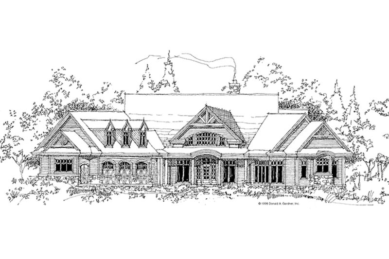 Home Plan - Exterior - Front Elevation 6 for Craftsman House Plan #929-340 - 5 bed, 4 bath