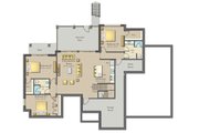Modern Style House Plan - 4 Beds 4 Baths 3931 Sq/Ft Plan #1057-25 