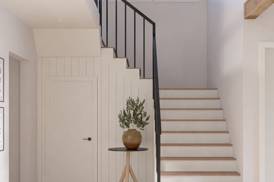 Interior - Entry for Farmhouse House Plan #1114-21 - 4 bed, 4.5 bath