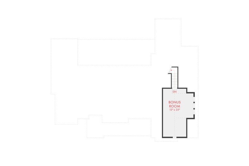 Dream House Plan - Floor Plan - Upper Floor for Farmhouse House Plan #80-230 - 4 bed, 2.5 bath