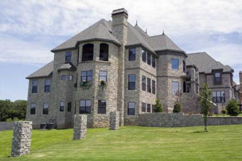 House Blueprint - Exterior - Other Elevation 5 for European House Plan #119-172 - 6 bed, 8.5 bath