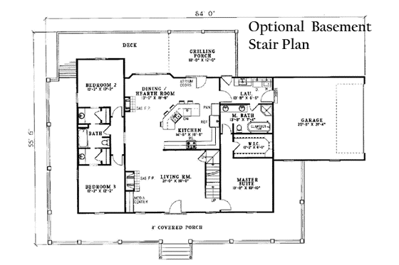 Floor Plan - Other Floor for Country House Plan #17-235 - 3 bed, 3 bath