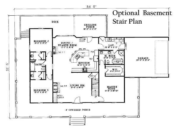 Architectural House Design - Country Floor Plan - Other Floor Plan #17-235