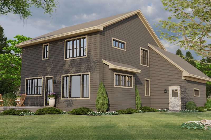 Home Plan - Exterior - Rear Elevation for Traditional House Plan #51-1192 - 4 bed, 2.5 bath