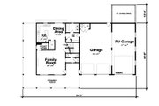 Barndominium Style House Plan - 3 Beds 2.5 Baths 2042 Sq/Ft Plan #20-2551 