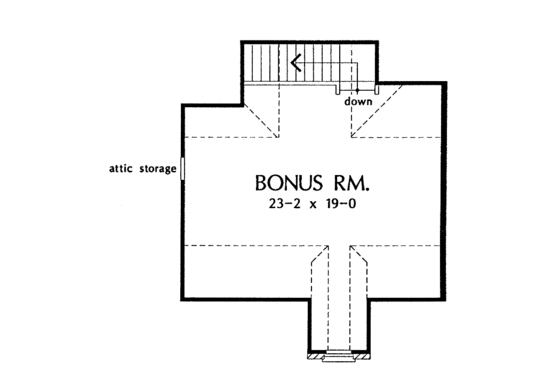 Floor Plan - Other Floor for Country House Plan #929-213 - 3 bed, 2.5 bath