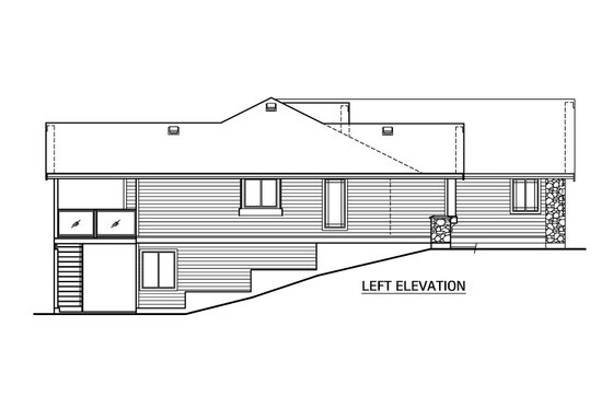 Exterior - Other Elevation for Craftsman House Plan #1100-105 - 3 bed, 2 bath