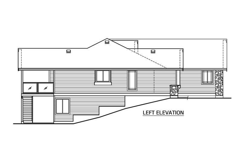 Dream House Plan - Exterior - Other Elevation for Craftsman House Plan #1100-105 - 3 bed, 2 bath