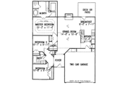 Ranch Style House Plan - 3 Beds 2 Baths 1328 Sq/Ft Plan #54-199 