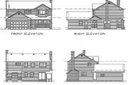 Traditional Style House Plan - 3 Beds 2.5 Baths 1748 Sq/Ft Plan #47-133 