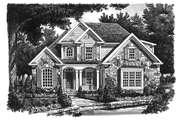 Country Style House Plan - 3 Beds 2.5 Baths 1879 Sq/Ft Plan #927-726 