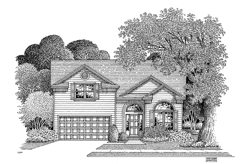 Dream House Plan - Colonial Exterior - Front Elevation Plan #999-74