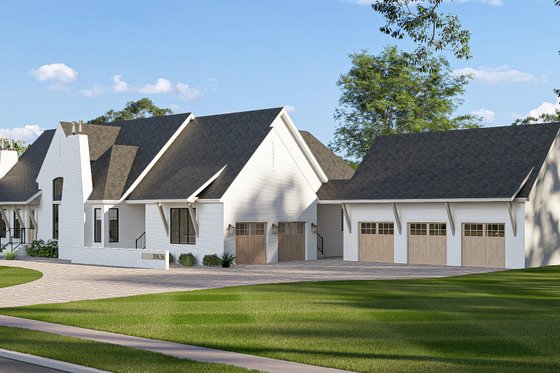 Exterior - Other Elevation 4 for Cottage House Plan #455-774 - 3 bed, 2.5 bath