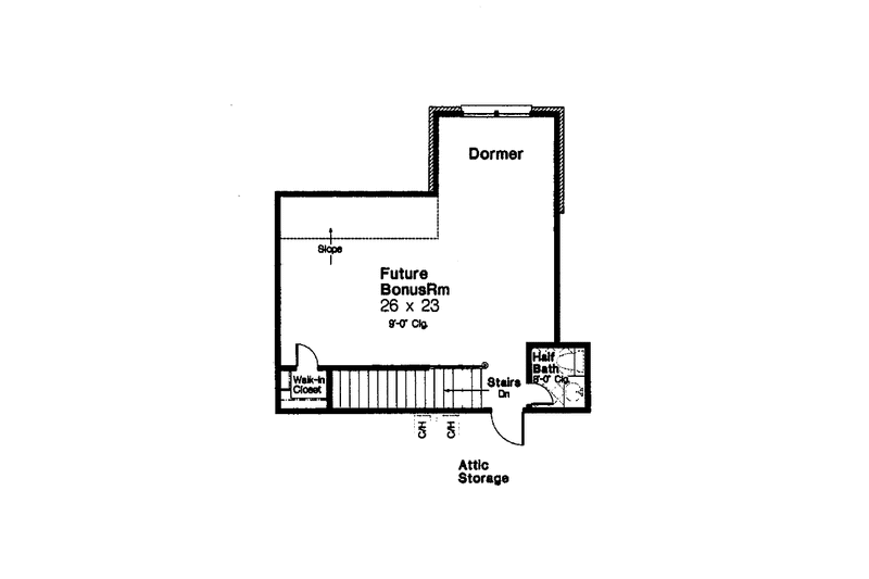 House Plan Design - Floor Plan - Other Floor for Country House Plan #310-1246 - 4 bed, 3 bath