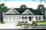Country Style House Plan - 3 Beds 2 Baths 1321 Sq/Ft Plan #46-411 