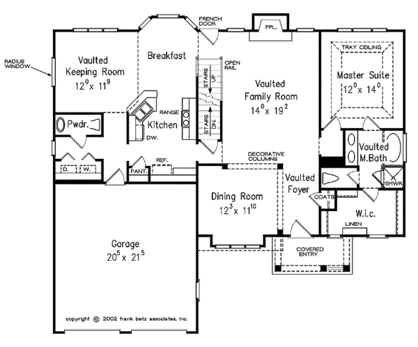 Dream House Plan - Bungalow Floor Plan - Main Floor Plan #927-873