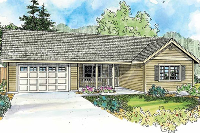 Dream House Plan - Ranch Exterior - Front Elevation Plan #124-769