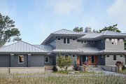 Contemporary Style House Plan - 4 Beds 5.5 Baths 3491 Sq/Ft Plan #928-291 