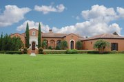 Mediterranean Style House Plan - 3 Beds 4 Baths 3100 Sq/Ft Plan #1058-18 