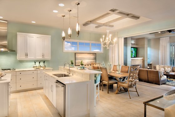 Interior - Kitchen 2 for Mediterranean House Plan #930-448 - 3 bed, 3 bath