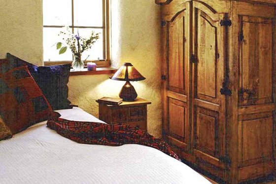 Interior - Master Bedroom for Traditional House Plan #1042-8 - 2 bed, 1 bath