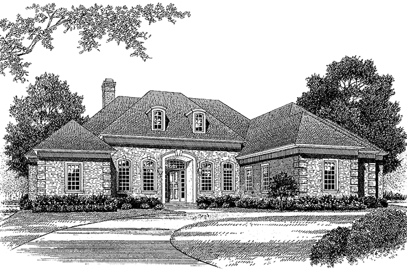 Home Plan - Exterior - Front Elevation 3 for Country House Plan #453-438 - 4 bed, 4.5 bath