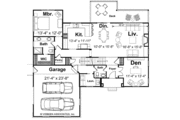 Craftsman Style House Plan - 3 Beds 2.5 Baths 2029 Sq/Ft Plan #928-130 