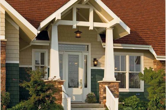 Exterior - Front Elevation 6 for Craftsman House Plan #930-356 - 4 bed, 2.5 bath