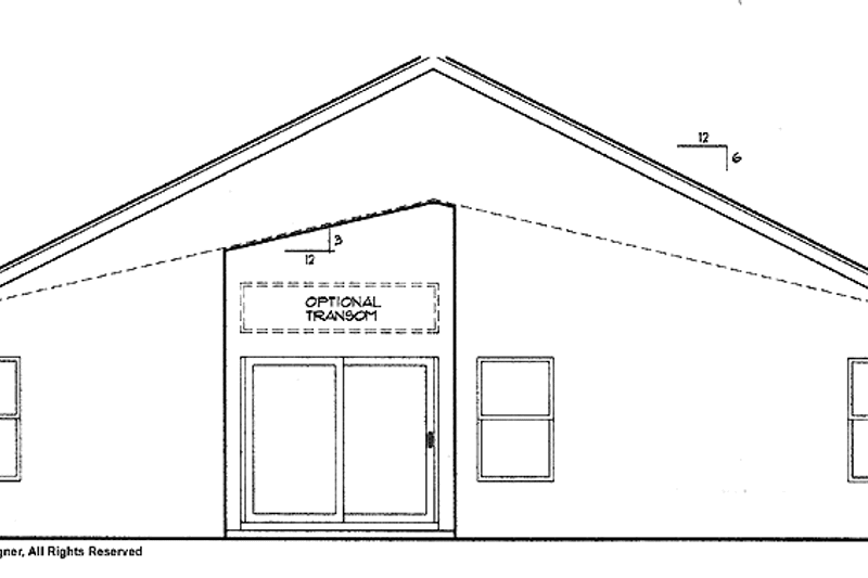 Dream House Plan - Exterior - Rear Elevation for Mediterranean House Plan #417-480 - 3 bed, 2 bath