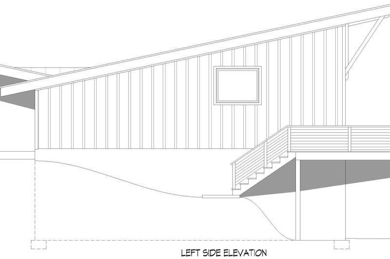 Architectural House Design - Exterior - Other Elevation for Contemporary House Plan #932-1176 - 1 bed, 2 bath