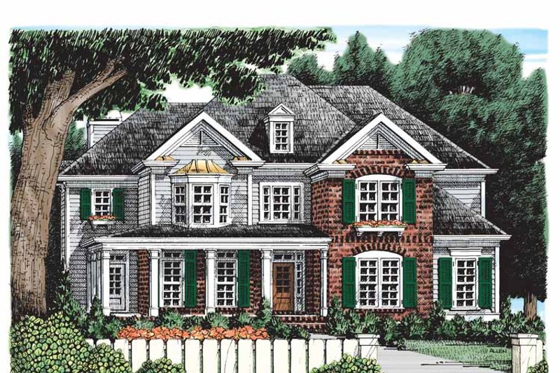 Home Plan - Exterior - Front Elevation 4 for Traditional House Plan #927-529 - 5 bed, 4 bath