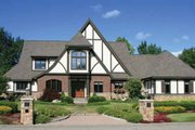 Tudor Style House Plan - 4 Beds 3.5 Baths 4940 Sq/Ft Plan #928-27 