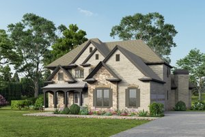 Traditional Exterior - Front Elevation Plan #54-472