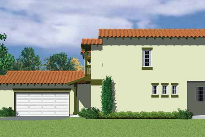 Dream House Plan - Adobe / Southwestern Exterior - Other Elevation Plan #72-1126