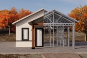 Ranch Style House Plan - 1 Beds 1 Baths 497 Sq/Ft Plan #1106-49 