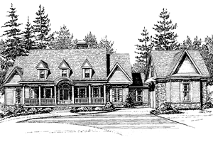 Dream House Plan - Colonial Exterior - Front Elevation Plan #71-147