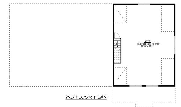 Dream House Plan - Country Floor Plan - Upper Floor Plan #1064-74