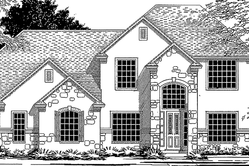 Dream House Plan - Country Exterior - Front Elevation Plan #472-319
