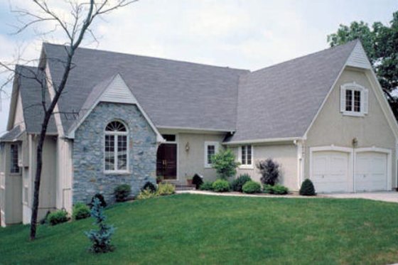 Exterior - Front Elevation for Traditional House Plan #312-491 - 3 bed, 2.5 bath