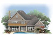 Country Style House Plan - 4 Beds 3.5 Baths 3012 Sq/Ft Plan #929-835 Exterior 