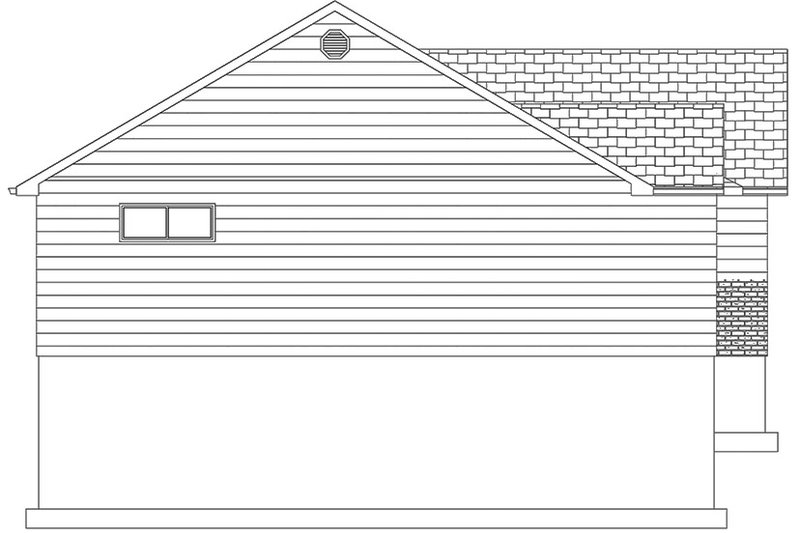 Home Plan - Exterior - Other Elevation 1 for Ranch House Plan #1060-36 - 5 bed, 3 bath