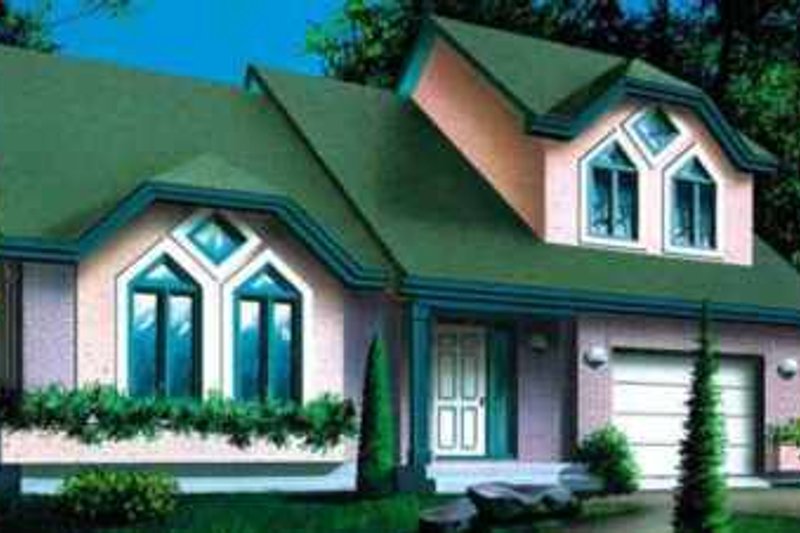 Architectural House Design - Traditional Exterior - Front Elevation Plan #25-2228