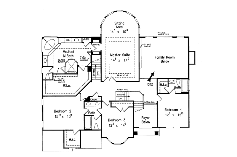 Home Plan - Floor Plan - Upper Floor for Mediterranean House Plan #927-376 - 5 bed, 4.5 bath