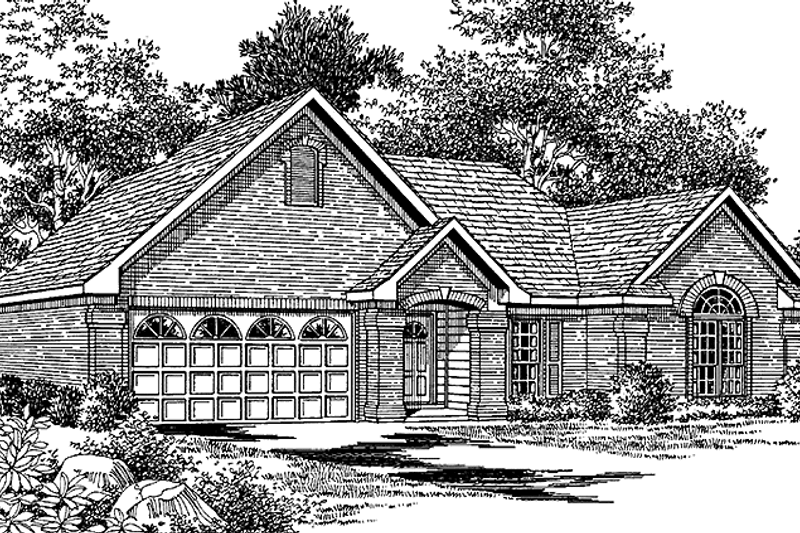 Home Plan - Ranch Exterior - Front Elevation Plan #952-194