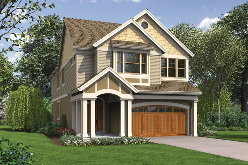 House Plan Design - Exterior - Front Elevation 3 for Craftsman House Plan #48-903 - 4 bed, 3 bath