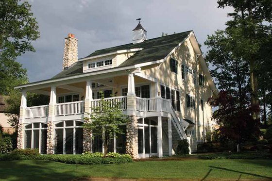 Exterior - Rear Elevation 6 for Bungalow House Plan #928-22 - 5 bed, 3.5 bath