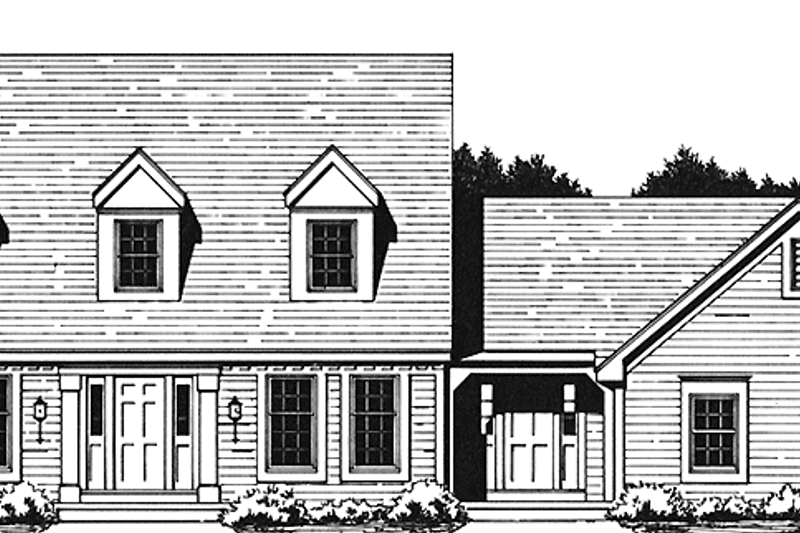 Dream House Plan - Colonial Exterior - Front Elevation Plan #1001-123
